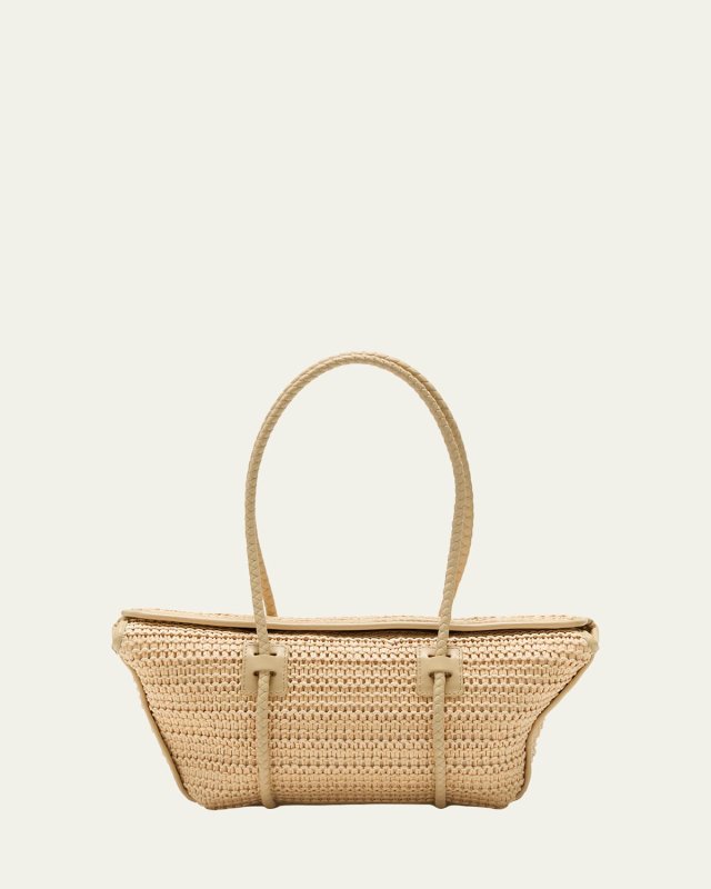 Forna Raffia Shoulder Bag